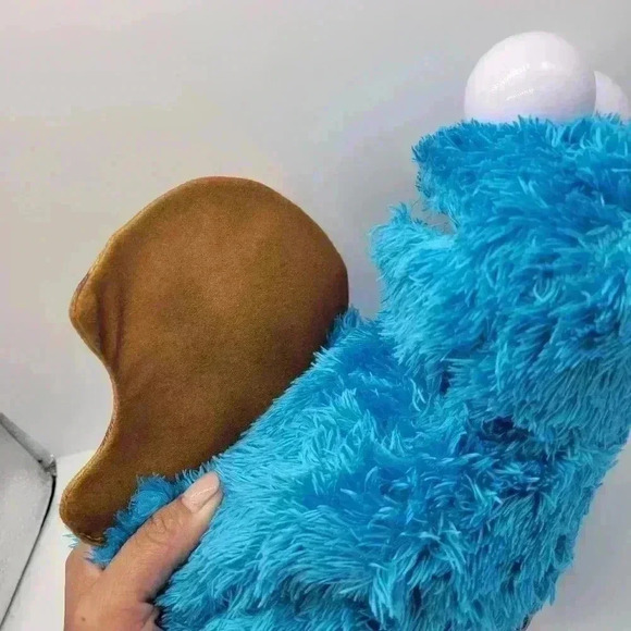 Peekaboo Cookie Monster Animated 12" Plush Talks Num Num Sounds Sesame Street - Picture 10 of 12